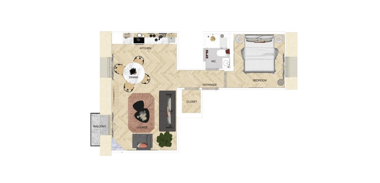 Newly Renovated Apartment With Balcony, Ac, Fiber Internet Monte Carlo Dış mekan fotoğraf