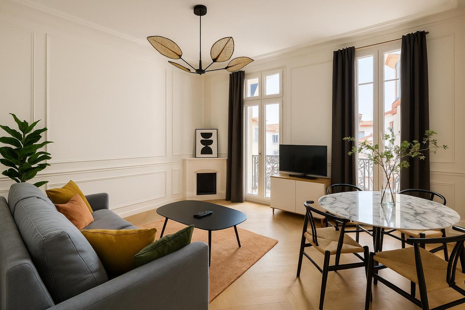 Newly Renovated Apartment With Balcony, Ac, Fiber Internet Monte Carlo Dış mekan fotoğraf